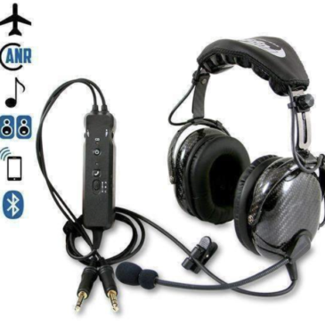 Rugged Air RA980 Bluetooth Cell Phone ANR General Aviation Pilot Headset